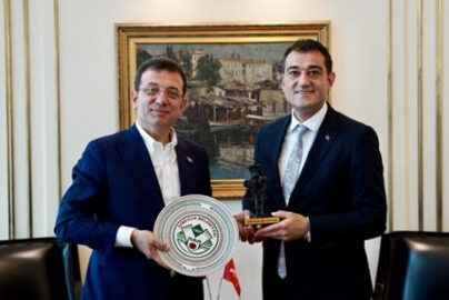 BAŞKAN FUAT KÖSE İBB BAŞKANI İMAMOĞLU’NU ZİYARET ETTİ