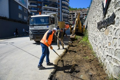 ERİKLİMAN MAHALLESİ’NDE 500 METRELİK MODERN KALDIRIM