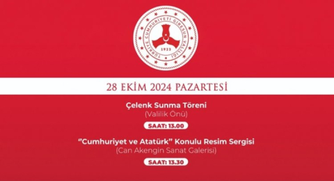 29 Ekim Cumhuriyet Bayramı Kutlama Programı 