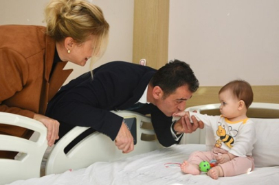 BAŞKAN KÖSE TEDAVİ GÖREN ÇOCUKLARA MORAL VERDİ