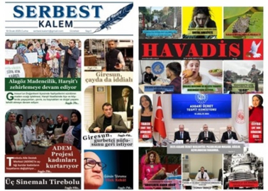      Tirebolu İletişim Fakültesi öğrencilerinden iki gazete…