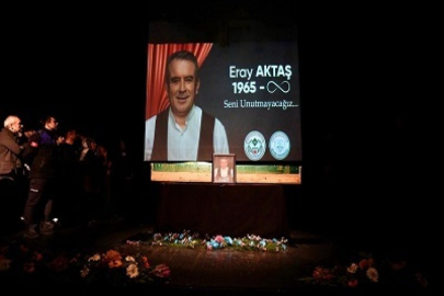 ERAY AKTAŞ GÖZYAŞLARI ARASINDA SON YOLCULUĞUNA UĞURLANDI