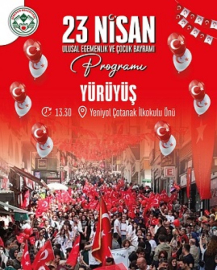  23 NİSAN KUTLAMA HAZIRLIKLARI TAMAM