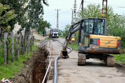 3 BİN METRELİK YENİ İÇME SUYU VE 250 METRELİK KANALİZASYON