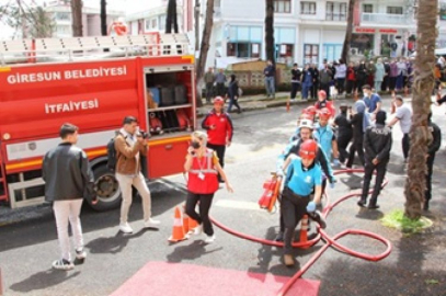 GÖĞÜS HASTANESİ’NDE YANGIN TATBİKATI YAPILDI