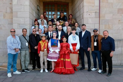 YABANCI EKİPLER BAŞKAN KÖSE’Yİ ZİYARET ETTİ