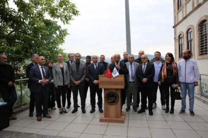 Rektör Can’dan Tarihi Rektörlük Binası Önünde Basın Açıklaması...