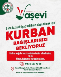 KURBAN BAĞIŞLARINIZDAN PİŞİRİLECEK YEMEKLER İHTİYAÇ SAHİPLERİNE ULAŞTIRILACAK