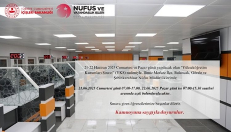 YKS 2025 adayları dikkat!