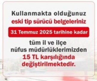 Eski Tip Sürücü Belgesi sahibi