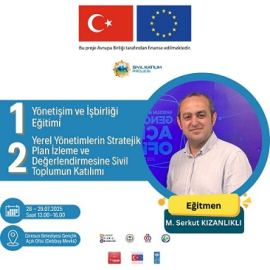 SİVİL KATILIM PROJESİ EĞİTİMİ DÜZENLENECEK
