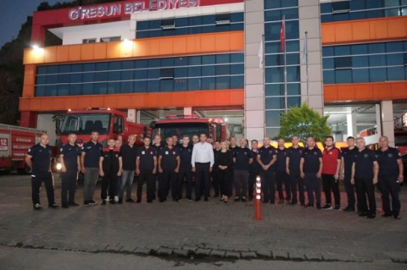 GİRESUN BELEDİYESİ İTFAİYESİ KARABÜK'TE