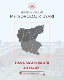 HAVA SICAKLIKLARINA DİKKAT