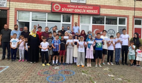 Görele’de Yaz Kur’an Kursu öğrencileri şenlikte buluştu