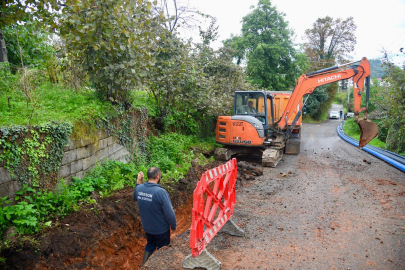 2 BİN METRELİK ALTYAPI PROJESİ BAŞLATILDI