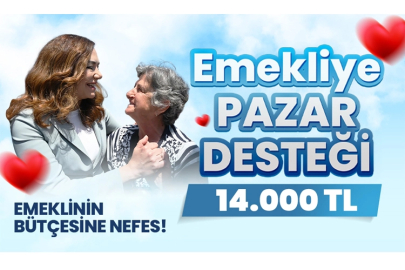 Tekirdağ'da Emekliye pazar desteği 14 bin lira