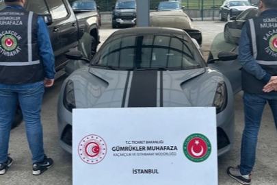 İstanbul’da  10 lüks araca el konuldu!