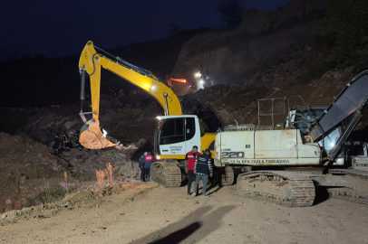 Ordu Fatsa'da taş ocağında göçük!
