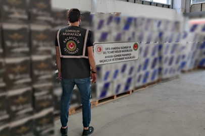 Gümrük ekipleri 51 milyon makaron ele geçirdi!