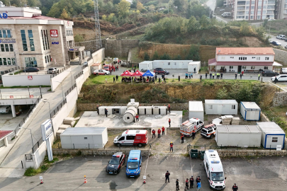 DEPREM TATBİKATI: 8 DEĞİŞİK SENARYO UYGULANDI