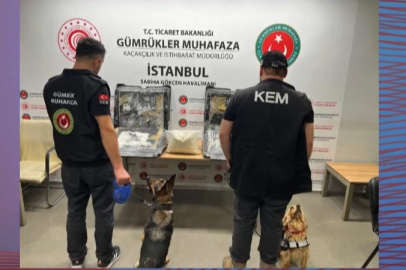 Zehir tacirlerine bir darbede Gümrük Muhafaza'dan! Binlerce kilo esrar ele geçirildi