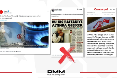 "Rus gazı kesiliyor, enerji krizi lapıda" iddialarına yalanlama