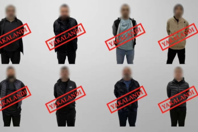 Gürcistan'da yakalanan 8 firari Türkiye'ye iade edildi