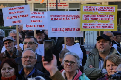 VAHŞİ MADENCİLİĞE KARŞI GÜÇLÜ MESAJ: “TOPRAK BİZİM, YAŞAM BİZİM”