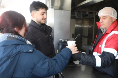 Ordu'da soğuk havada iç ısıtan hizmet