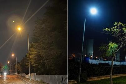 Sokak lambalarında UEDAŞ'tan LED dönüşüm