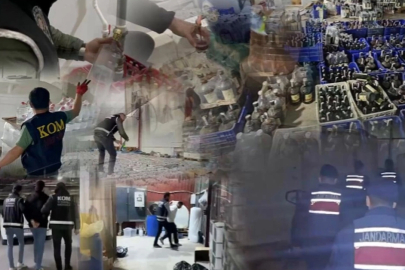 81 ilde sahte alkole büyük darbe... Son 1 haftada 91 bin litreden fazla kaçak içki