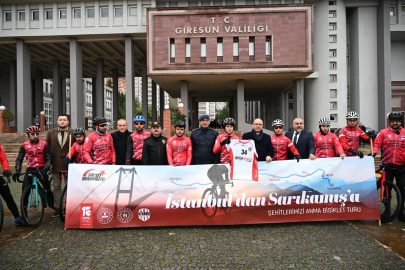 ŞEHİTLERİMİZ İÇİN PEDAL ÇEVİRDİLER