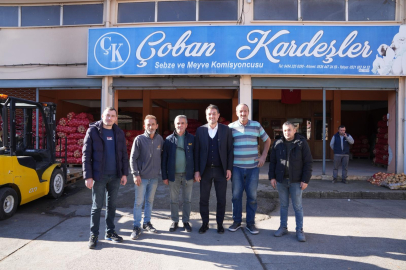 BELEDİYE BAŞKANI KÖSE HAL ZİYARETİNDE BULUNDU