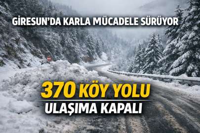 370 KÖY YOLU ULAŞIMA KAPALI