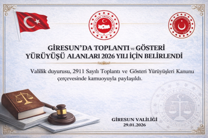 TOPLANTI VE GÖSTERİ YÜRÜYÜŞÜ ALANLARI