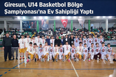 GİRESUN, U14 BASKETBOL BÖLGE ŞAMPİYONASI’NA EV SAHİPLİĞİ YAPTI