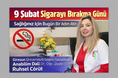 9 ŞUBAT SİGARAYI BIRAKMA GÜNÜ: “SAĞLIĞINIZ İÇİN BUGÜN BİR ADIM ATIN”