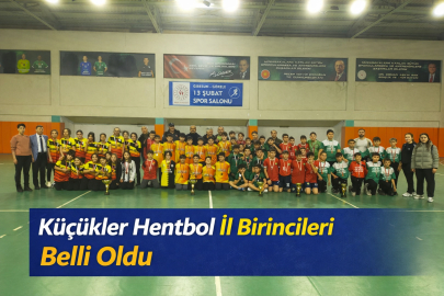 KÜÇÜKLER HENTBOL İL BİRİNCİLERİ BELLİ OLDU