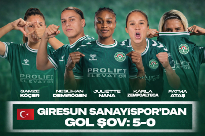 GİRESUN SANAYİSPOR’DAN GOL ŞOV: 5-0