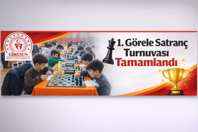 1. GÖRELE SATRANÇ TURNUVASI TAMAMLANDI