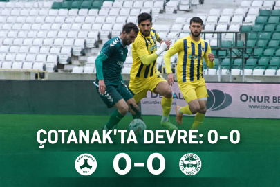 ÇOTANAK’TA İLK YARI SONA ERDİ: 0–0