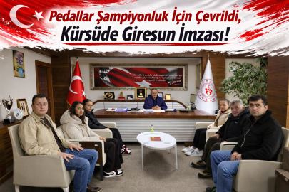 PEDALLAR ŞAMPİYONLUK İÇİN ÇEVRİLDİ, KÜRSÜDE GİRESUN İMZASI