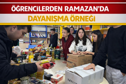 ÖĞRENCİLERDEN RAMAZAN’DA DAYANIŞMA ÖRNEĞİ