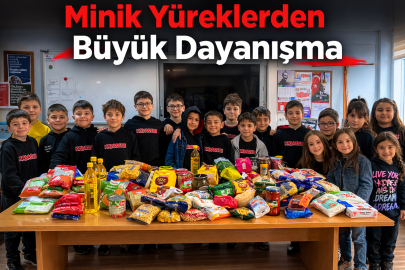 MİNİK YÜREKLERDEN BÜYÜK DAYANIŞMA
