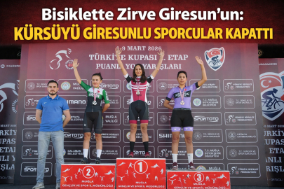 BİSİKLETTE ZİRVE GİRESUN’UN: KÜRSÜYÜ GİRESUNLU SPORCULAR KAPATTI