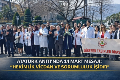 ATATÜRK ANITI’NDA 14 MART MESAJI: “HEKİMLİK VİCDAN VE SORUMLULUK İŞİDİR”