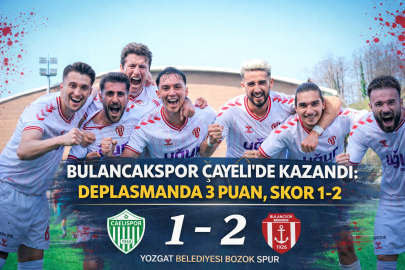 BULANCAKSPOR ÇAYELİ’DE KAZANDI: DEPLASMANDA 3 PUAN, SKOR 1-2
