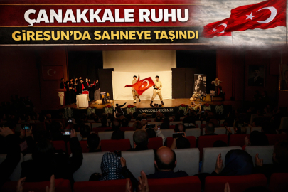 ÇANAKKALE RUHU GİRESUN’DA SAHNEYE TAŞINDI