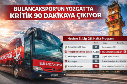 BULANCAKSPOR YOZGAT’TA KRİTİK 90 DAKİKAYA ÇIKIYOR