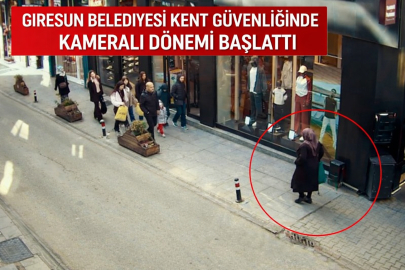 GİRESUN BELEDİYESİ KENT GÜVENLİĞİNDE KAMERALI DÖNEMİ BAŞLATTI